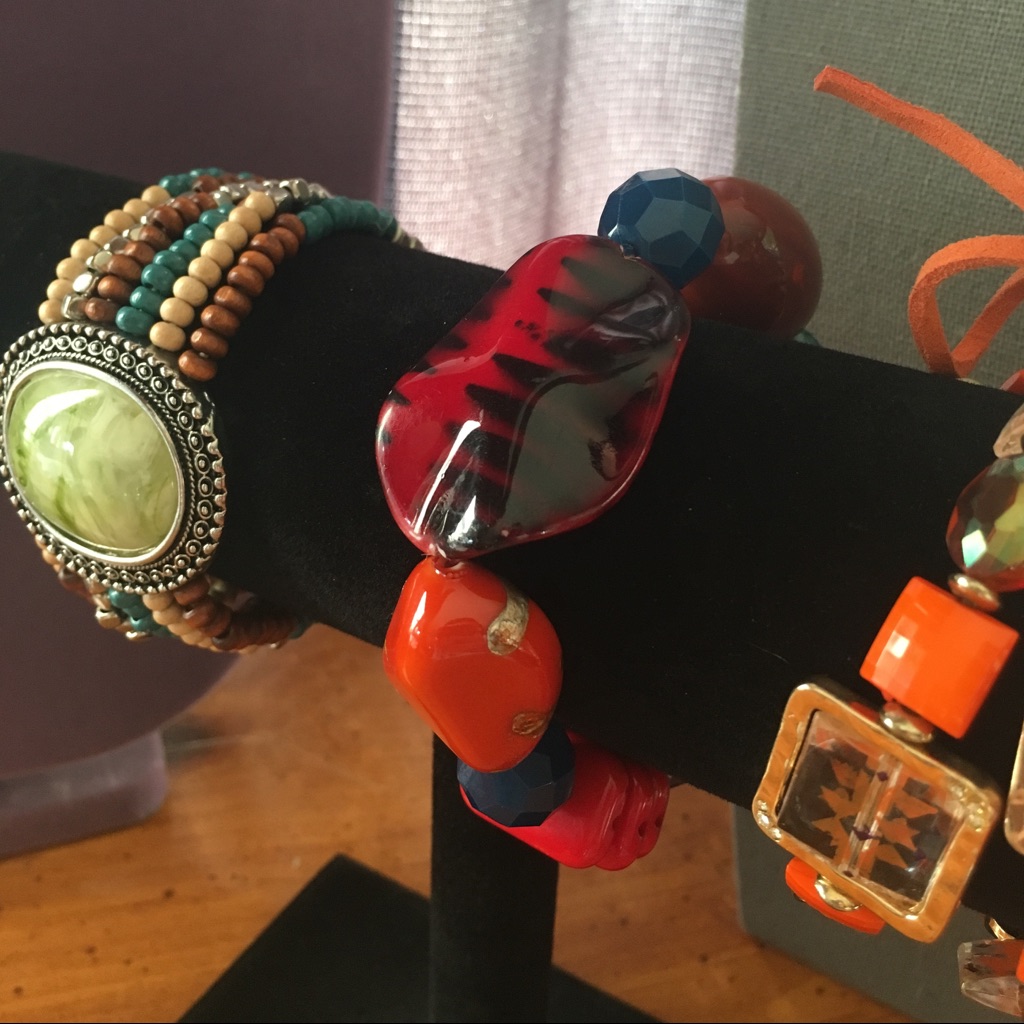 3 Stretchy Statement Bracelets